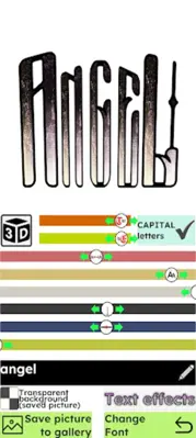 Lettering Font Design android App screenshot 4